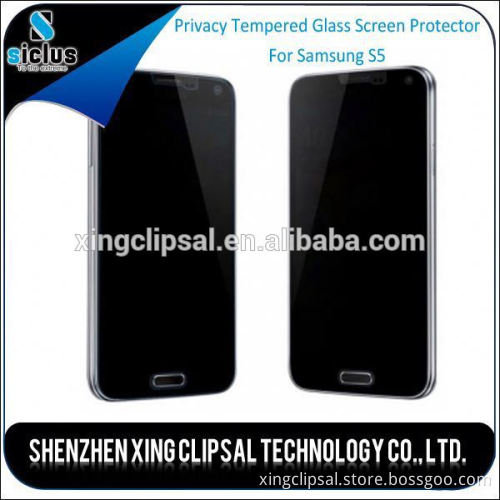 180 degree 0.33mm 2.5D Premium Privacy Tempered Glass Screen Protector for Samsung S5